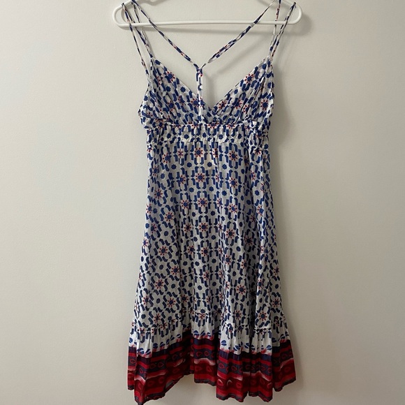 QUIKSILVER COAST DRESS FLOWY V NECK SUMMER DRESS - Picture 6 of 8